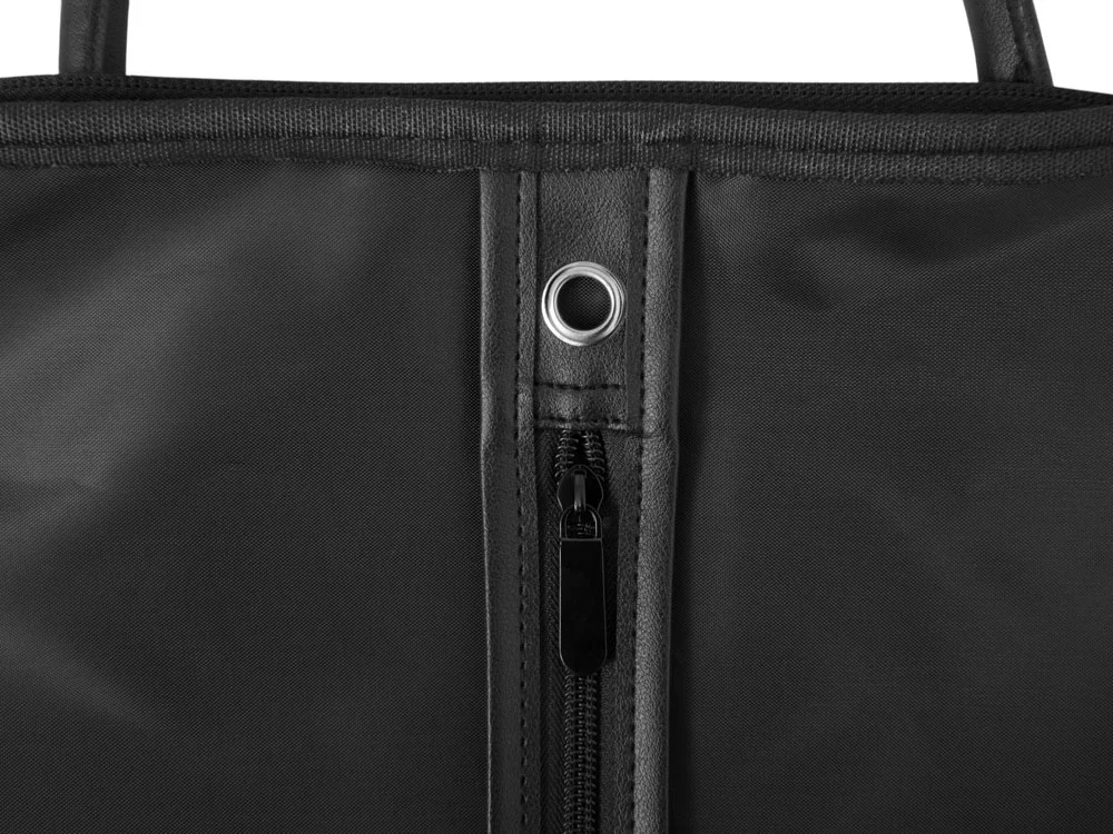 Портплед с ручками из экокожи Ashley черный - фото 6