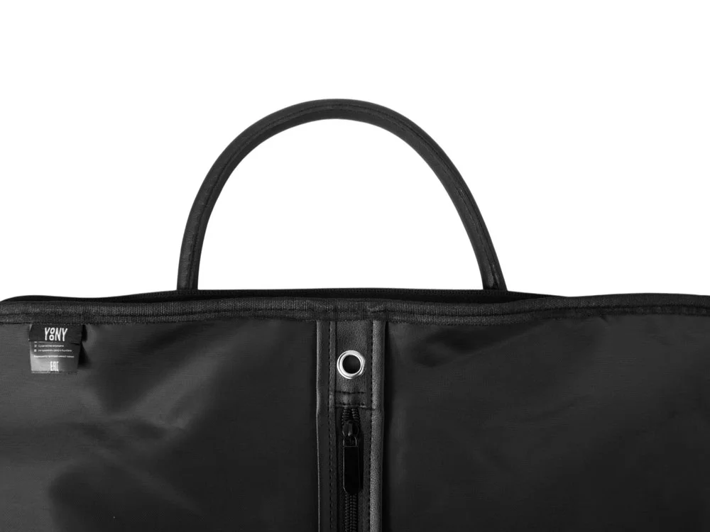 Портплед с ручками из экокожи Ashley черный - фото 7