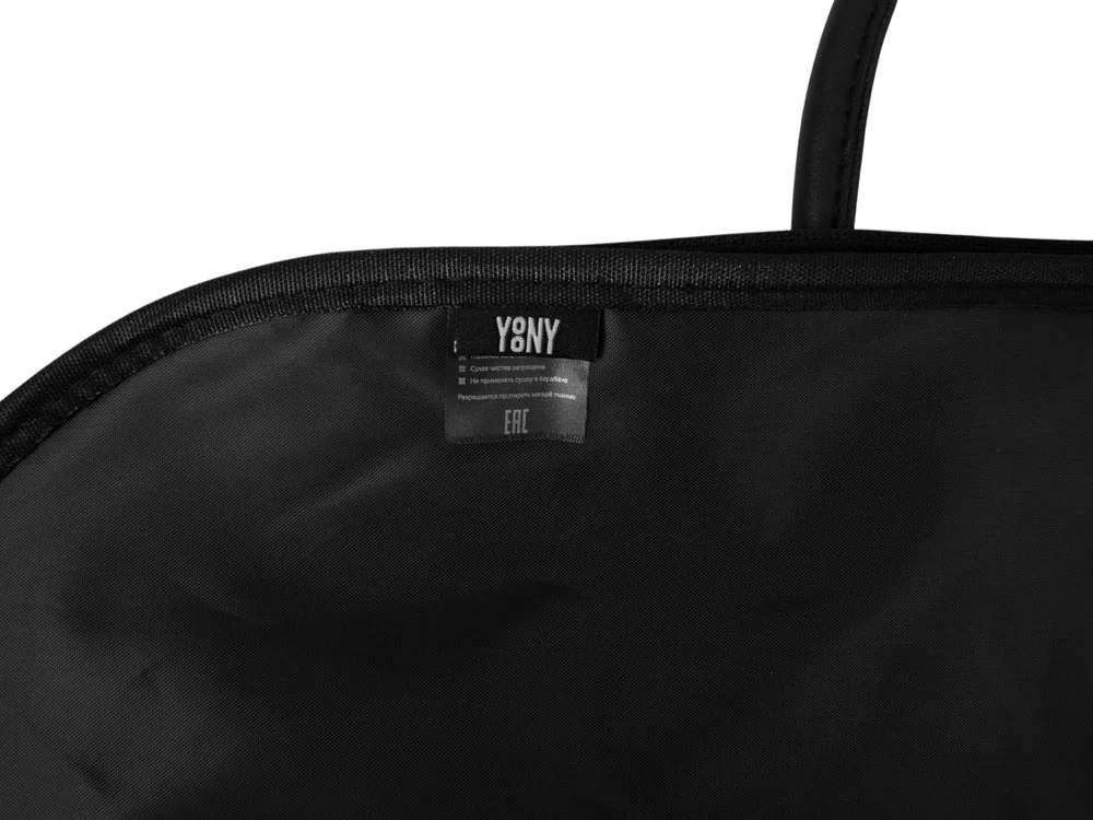 Портплед с ручками из экокожи Ashley черный - фото 8