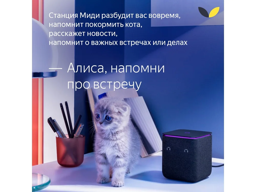 Умная колонка ЯНДЕКС Станция Миди с Алисой с Zigbee 24 Вт серый - фото 18