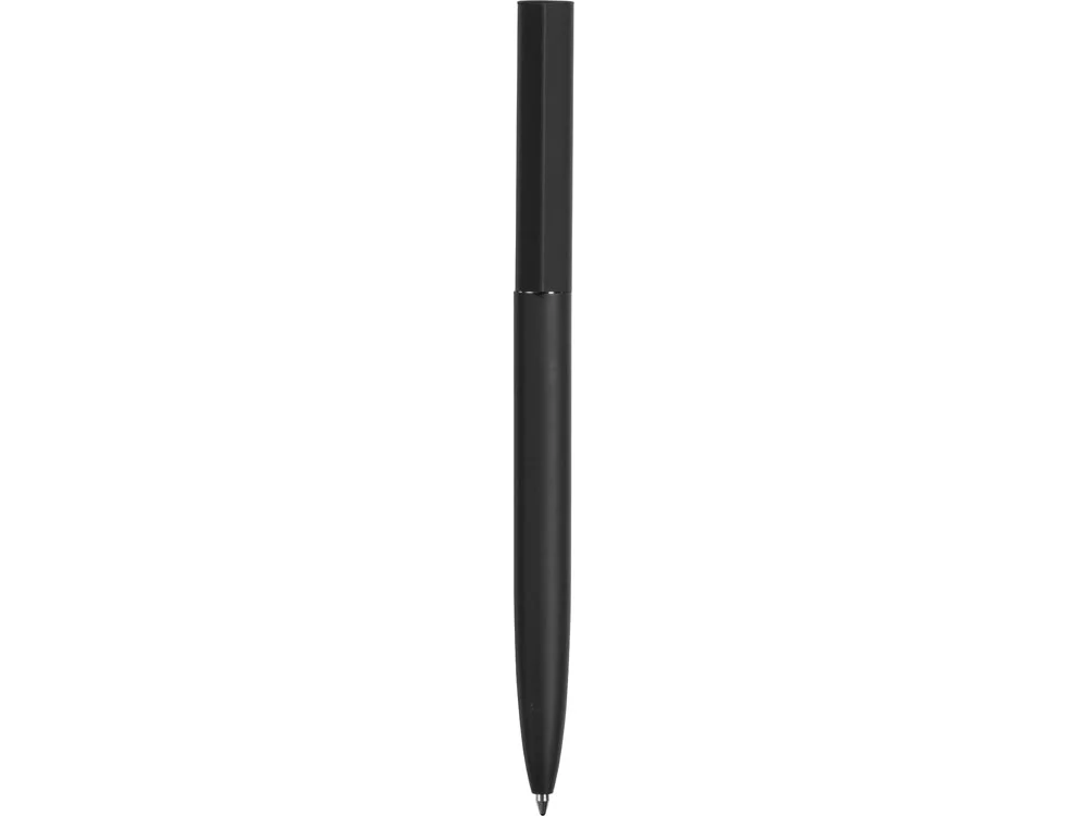 Ручка металлическая шариковая Minimalist софт-тач черный - фото 2