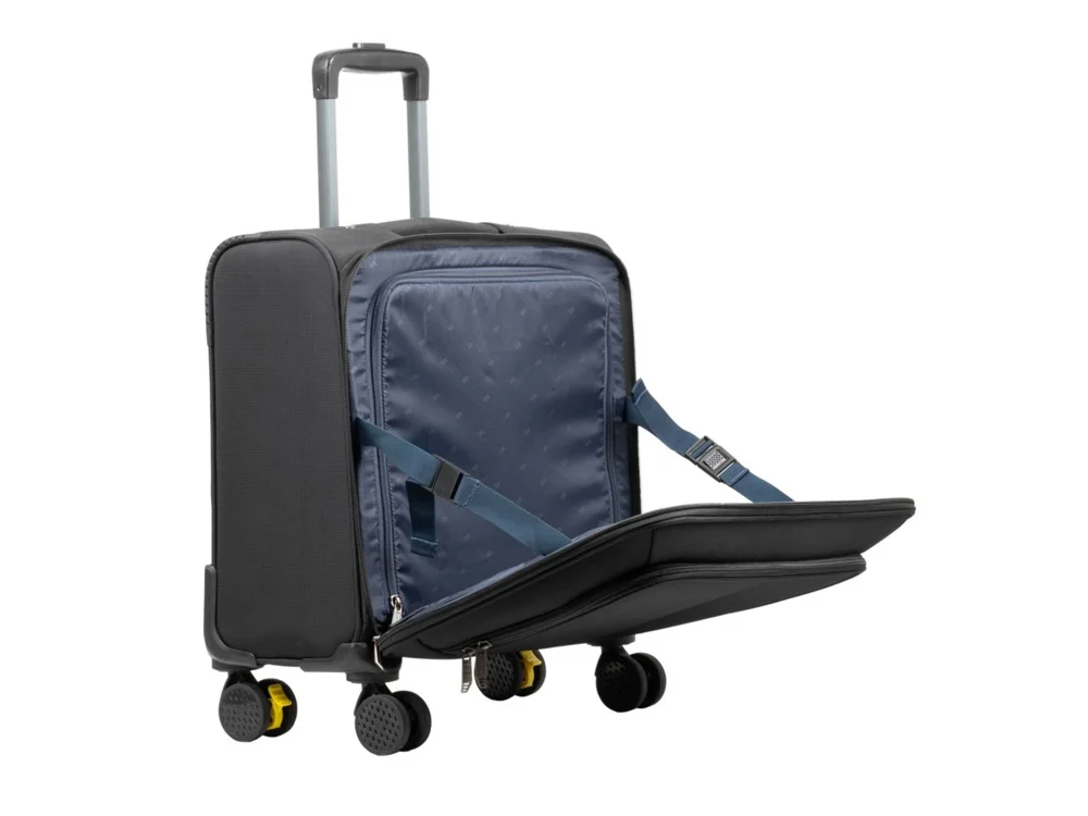 ECO бизнес кейс на колесах 20 из переработанного пластика черный - фото 10