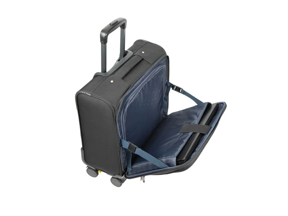 ECO бизнес кейс на колесах 20 из переработанного пластика черный - фото 12