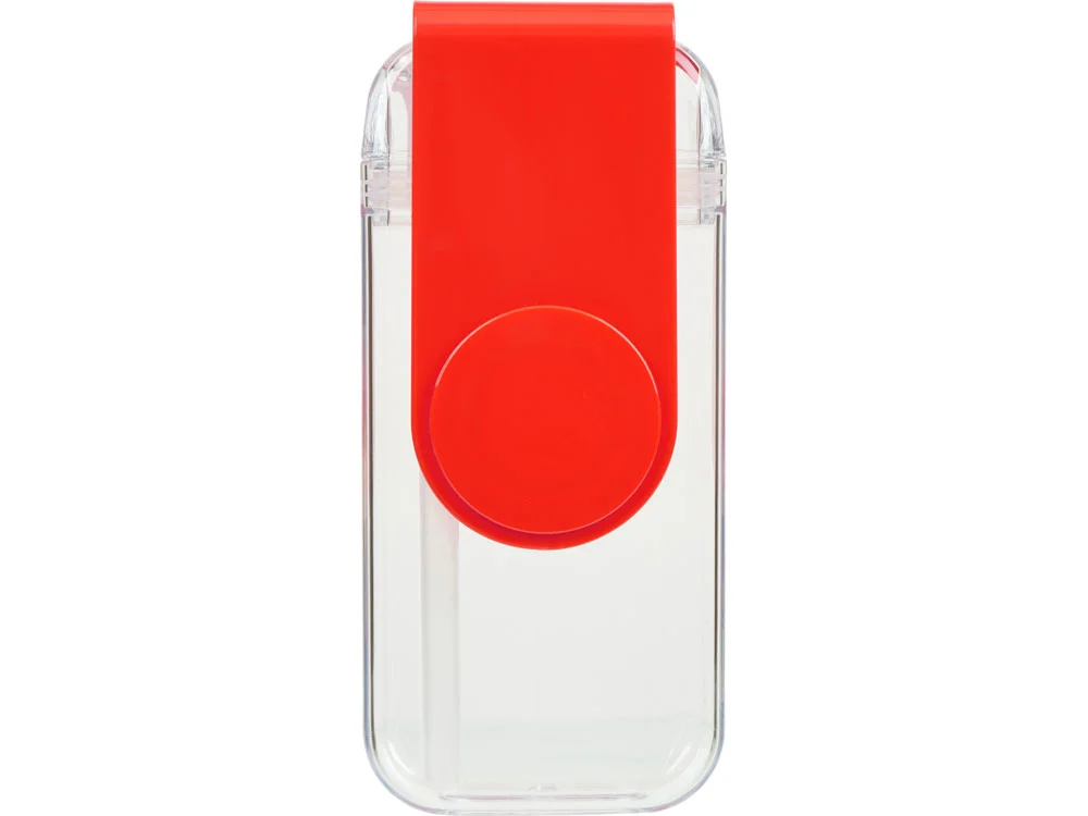 Бутылка для воды JUICY DRINK BOX 290 мл прозрачный красный - фото 3