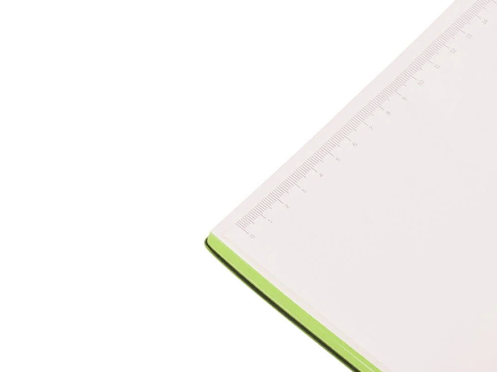 Бизнес-блокнот А5 C1 soft-touch зеленое яблоко - фото 5