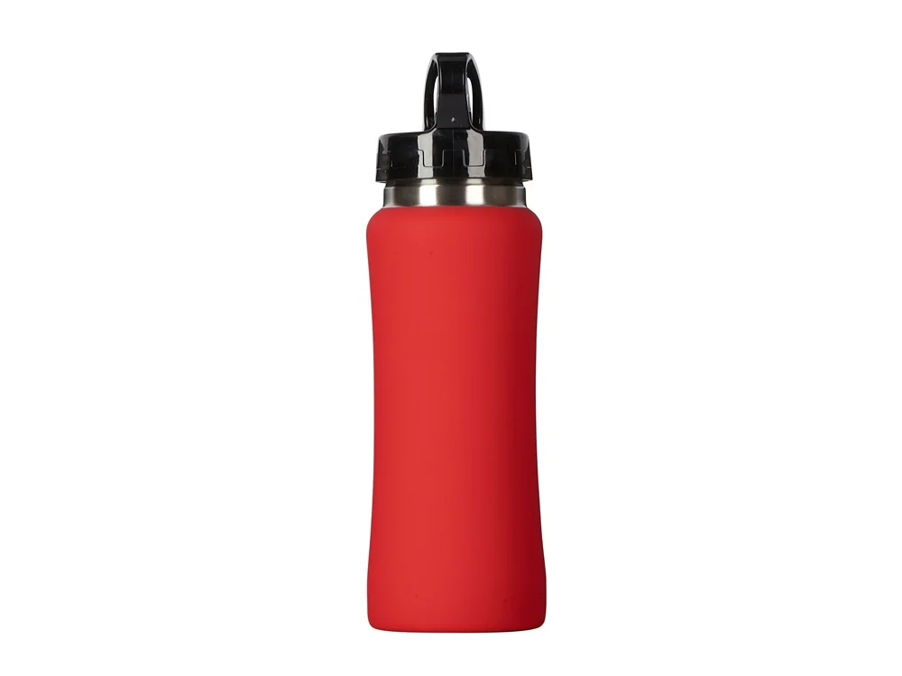 Бутылка для воды Bottle C1 soft touch 600 мл красный - фото 3
