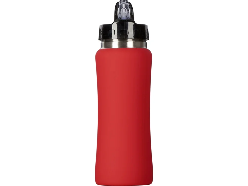 Бутылка для воды Bottle C1 soft touch 600 мл красный - фото 4