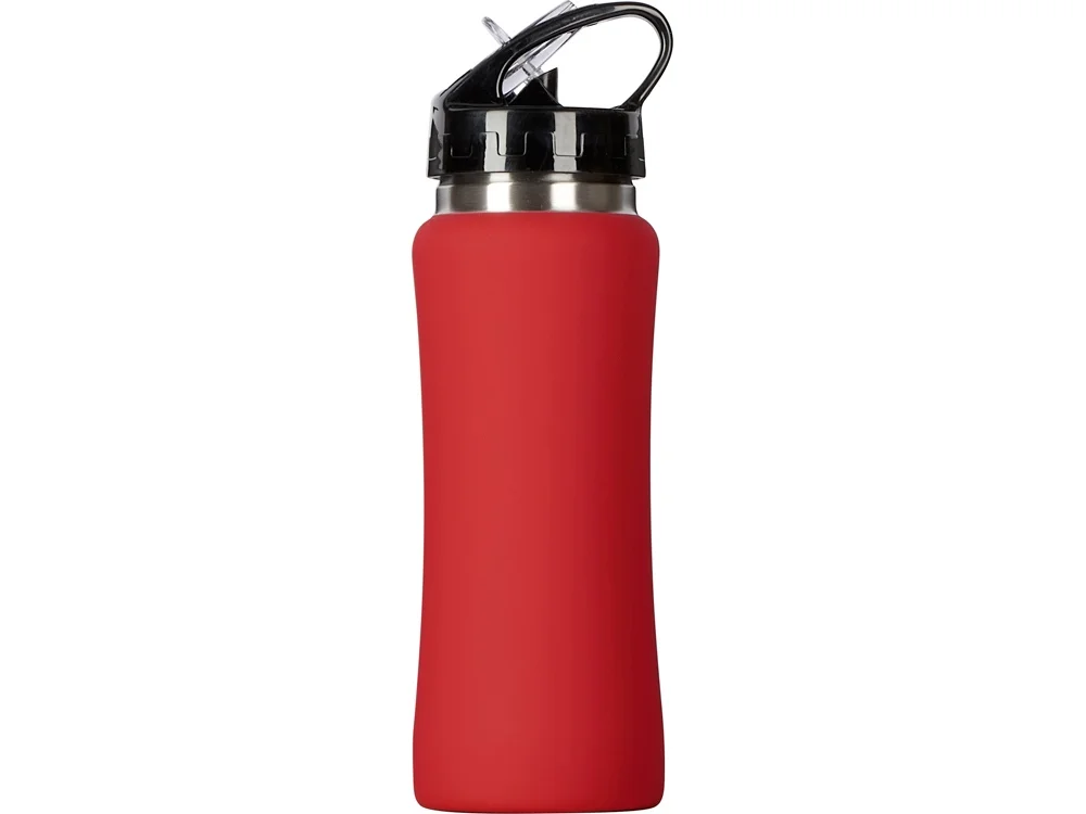 Бутылка для воды Bottle C1 soft touch 600 мл красный - фото 5