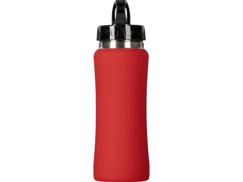Бутылка для воды Bottle C1 soft touch 600 мл красный - фото 8