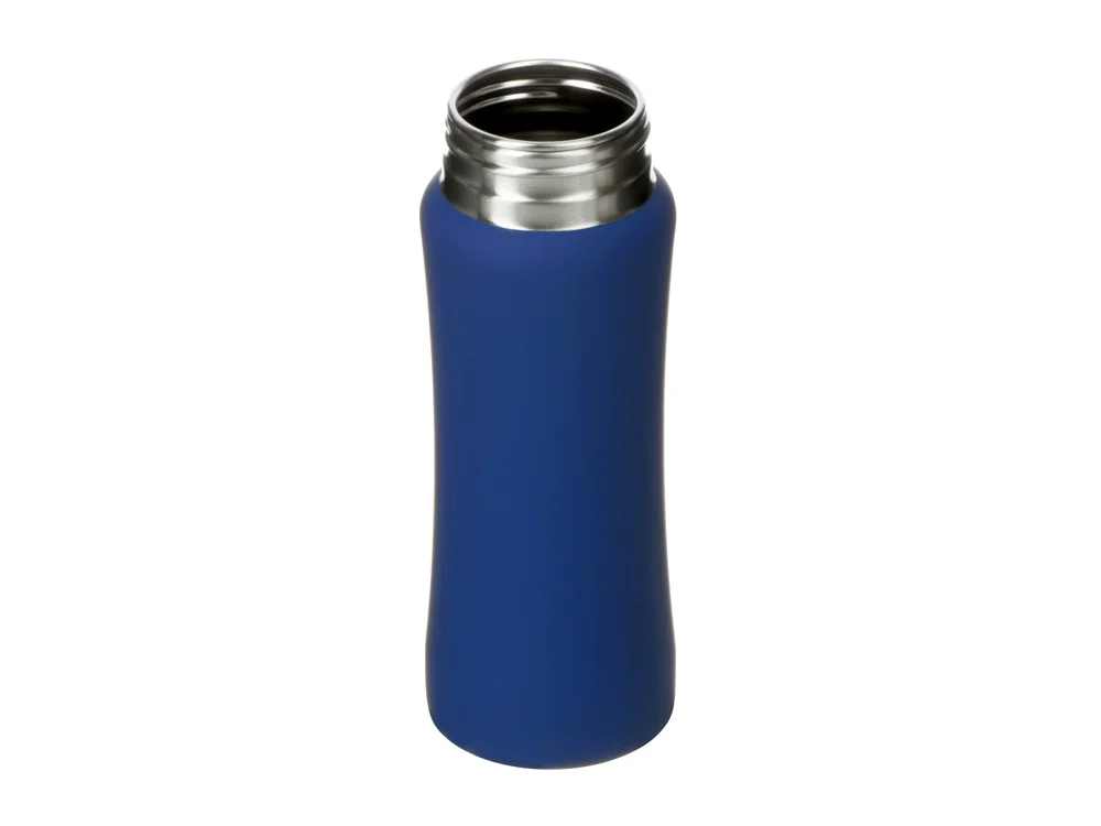 Бутылка для воды Bottle C1 soft touch 600 мл темно-синий - фото 2