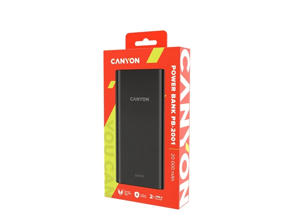 Внешний аккумулятор PB-2001 20000 mAh черный - фото 5