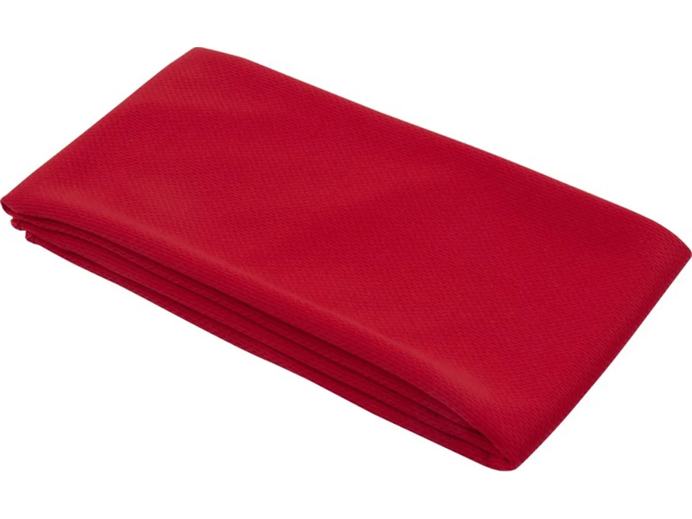Полотенце спортивное «Lucas» из переработанного полиэстера, 30х80 см, красный, S - фото 4