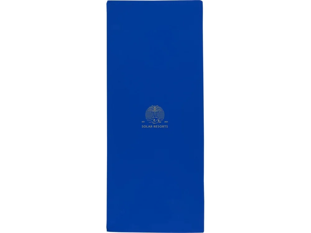 Полотенце спортивное «Lucas» из переработанного полиэстера, 30х80 см, ярко-синий, S - фото 6