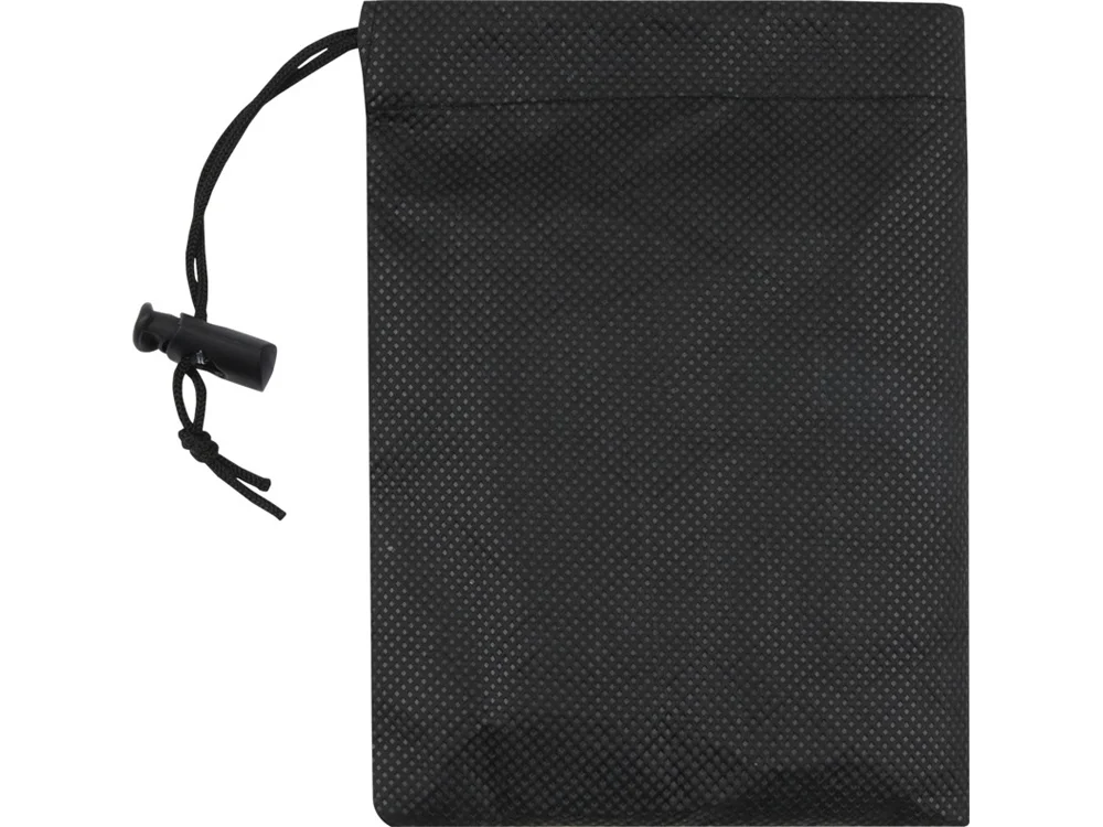 Полотенце спортивное «Lucas» из переработанного полиэстера, 30х80 см, черный, S - фото 5