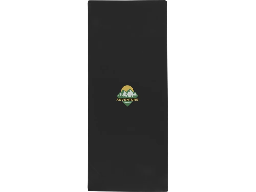 Полотенце спортивное «Lucas» из переработанного полиэстера, 30х80 см, черный, S - фото 6