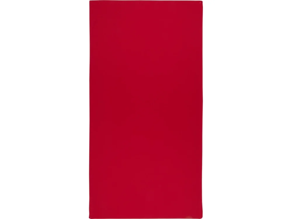 Полотенце спортивное «Lucas» из переработанного полиэстера, 50х100 см, красный, M - фото 2
