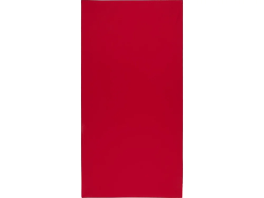 Полотенце спортивное «Lucas» из переработанного полиэстера, 50х100 см, красный, M - фото 3