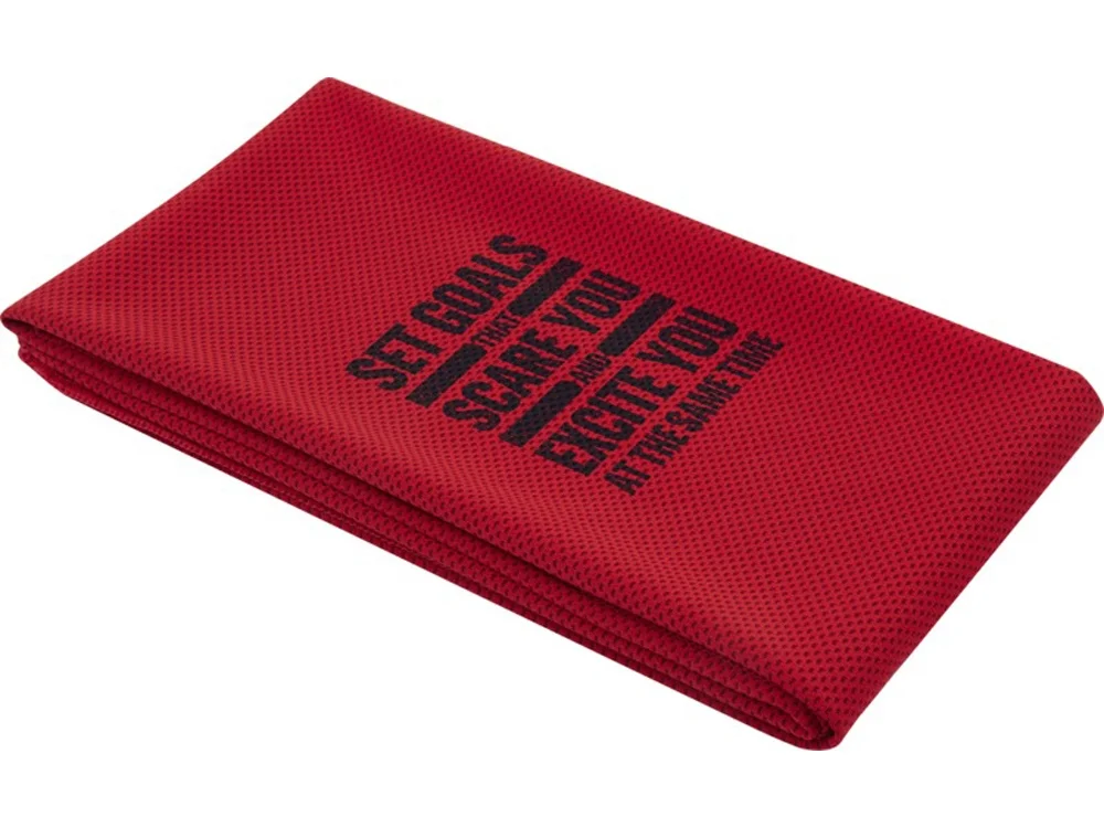 Полотенце спортивное «Althea», 50х100 см, красный, M - фото 4