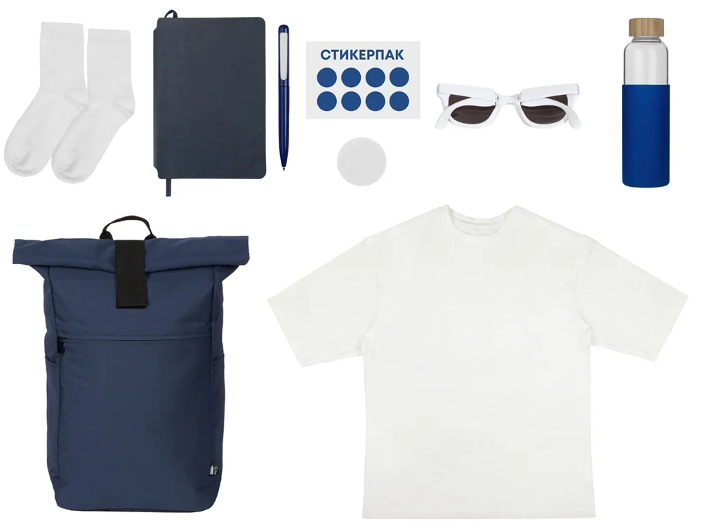 Welcome pack «Welcome Aboard!», синий, 550 мл - фото 3