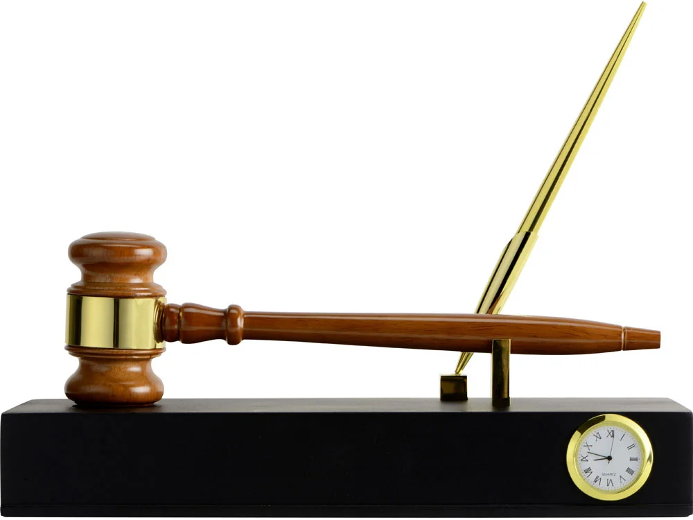 Настольный прибор «Финансовый директор», коричневый/золотистый - фото 3