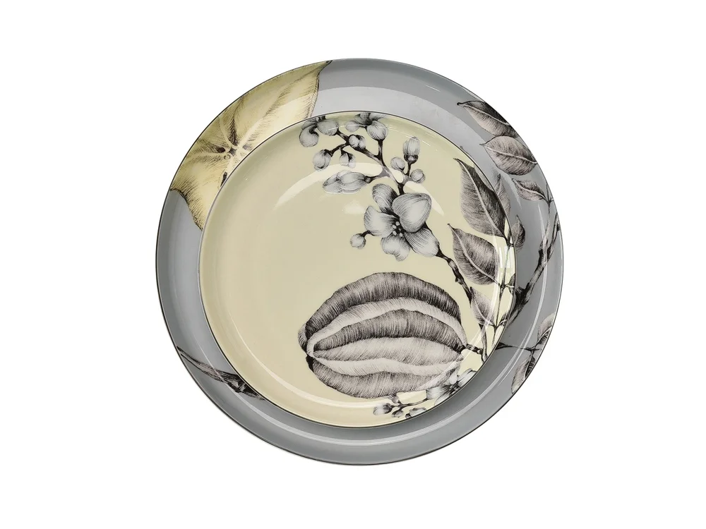 Тарелка «PLATE 2 BER», голубой/желтый - фото 3