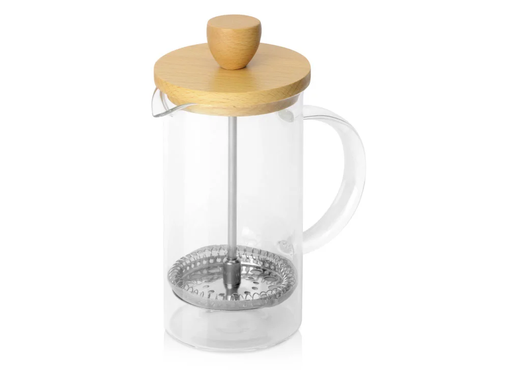 Подарочный набор для кухни с френчпрессом, стаканом и чаем, коричневый, 350 мл - фото 5