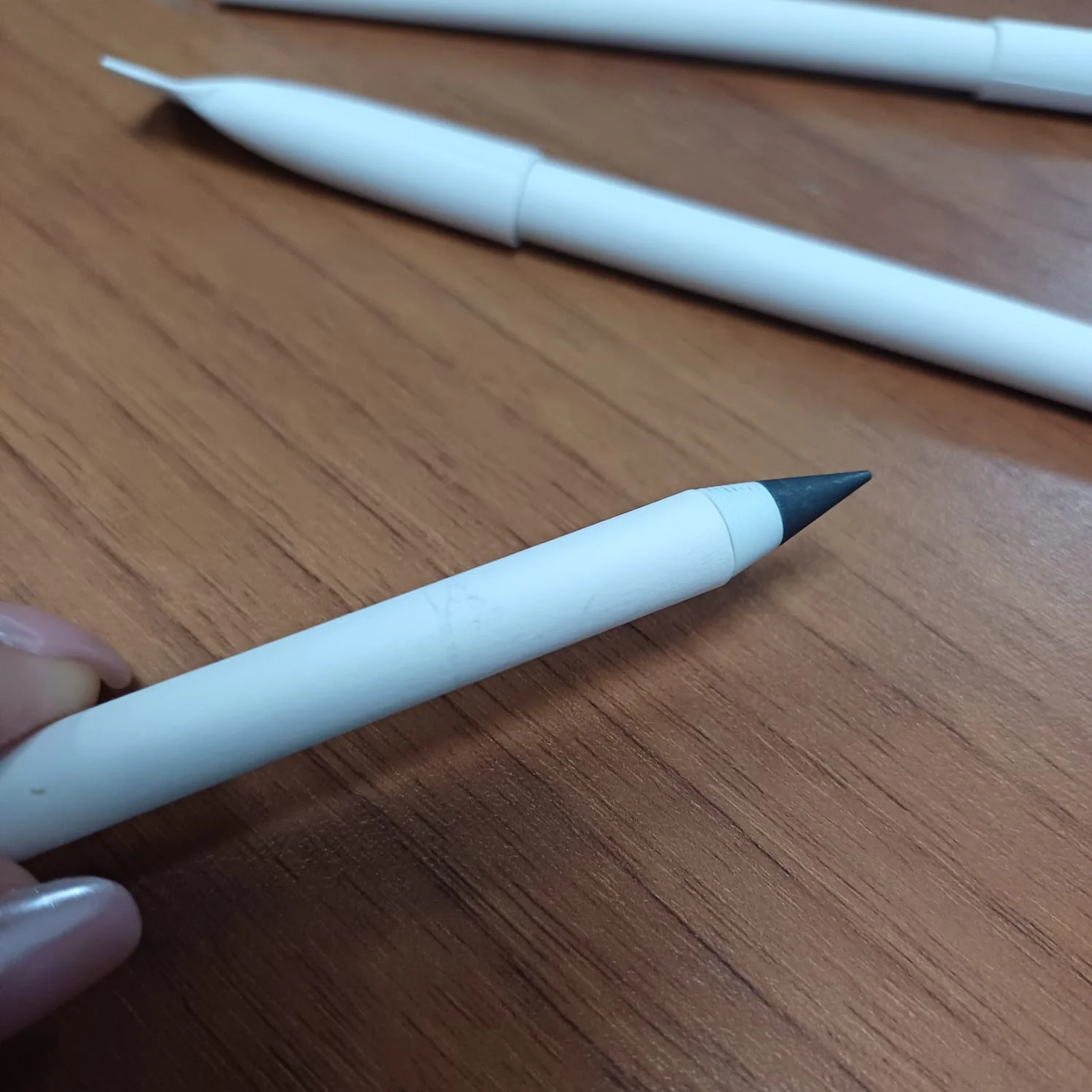 Вечный карандаш из переработанной бумаги Recycled pencil белый - фото 9