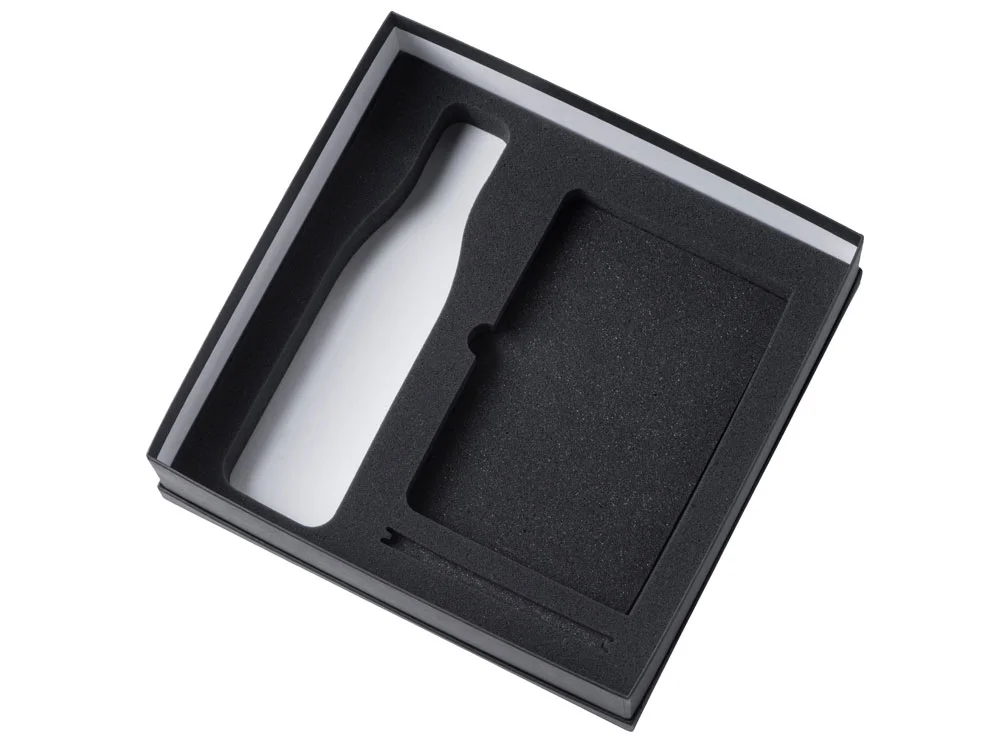 Подарочный набор Color it с блокнотом металлической ручкой и термобутылкой красный 500 мл - фото 4