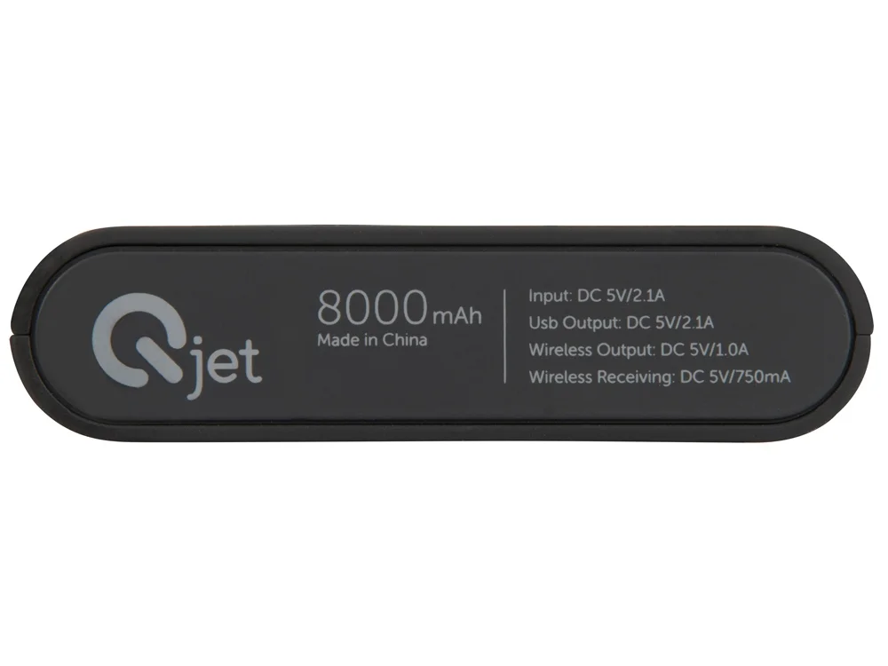Набор из внешнего аккумулятора и беспроводной зарядки Force 8000 mAh черный - фото 9