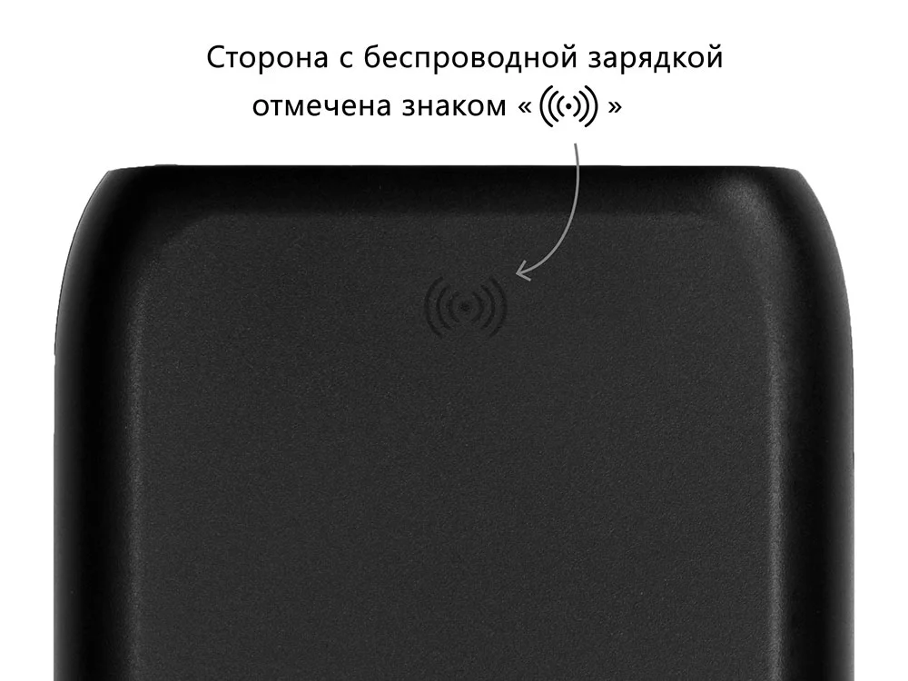 Беспроводное портативное зарядное устройство с зарядной станцией UnIQ 10000 mAh черный - фото 10