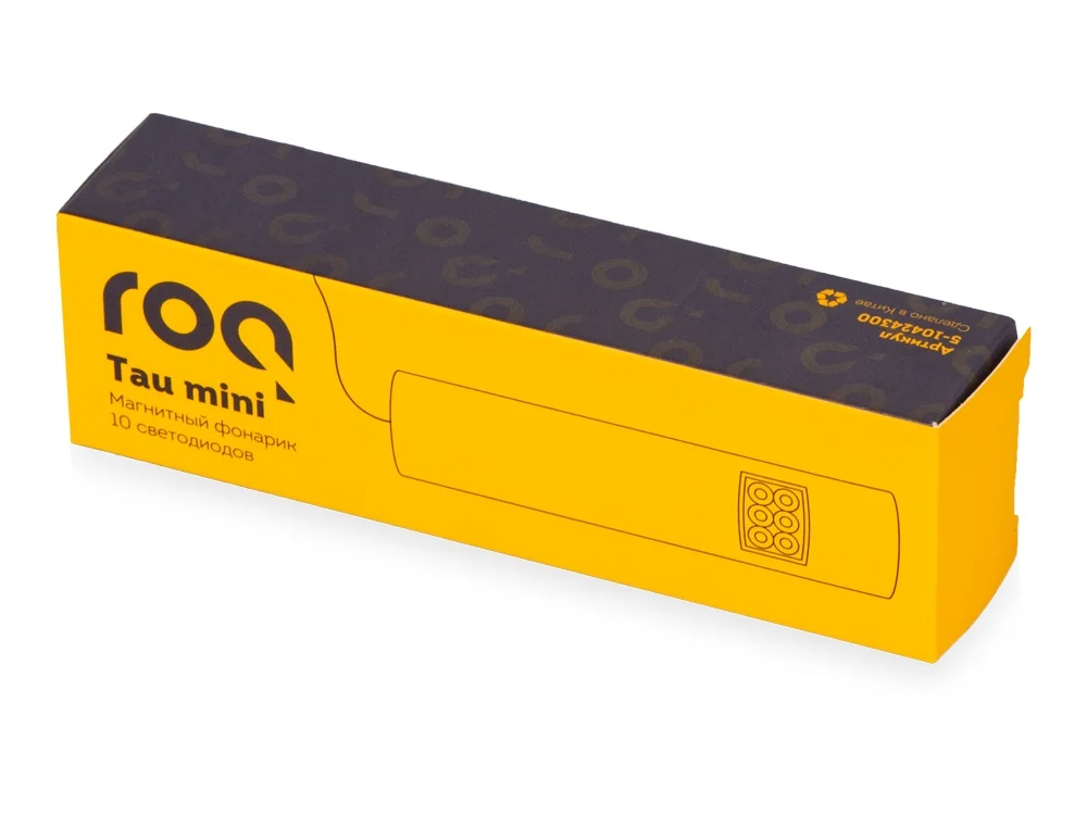 Магнитный фонарик Tau mini 10 диодов черный - фото 7