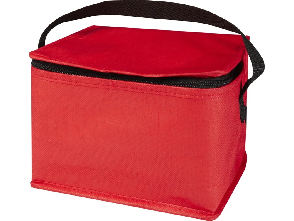 Сумка-холодильник Spectrum из переработанного нетканого материала красный - фото 4