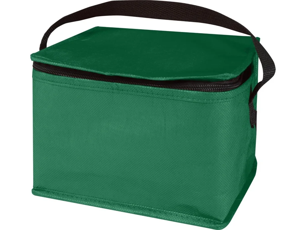 Сумка-холодильник Spectrum из переработанного нетканого материала зеленый - фото 4