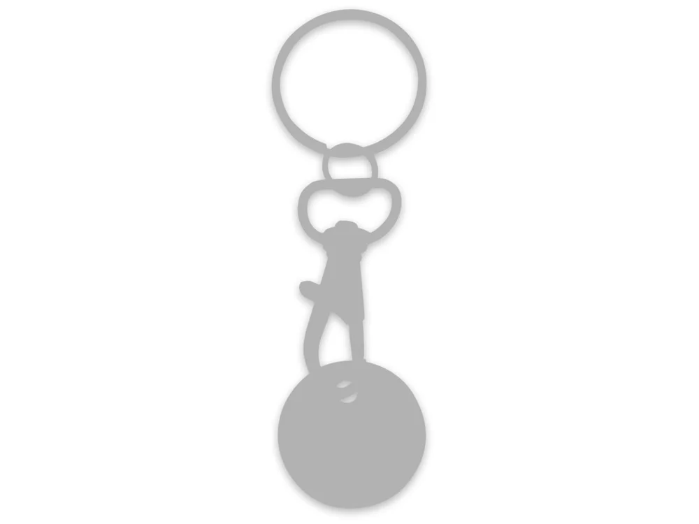 Брелок для ключей Rory с монеткой для тележки синий - фото 2