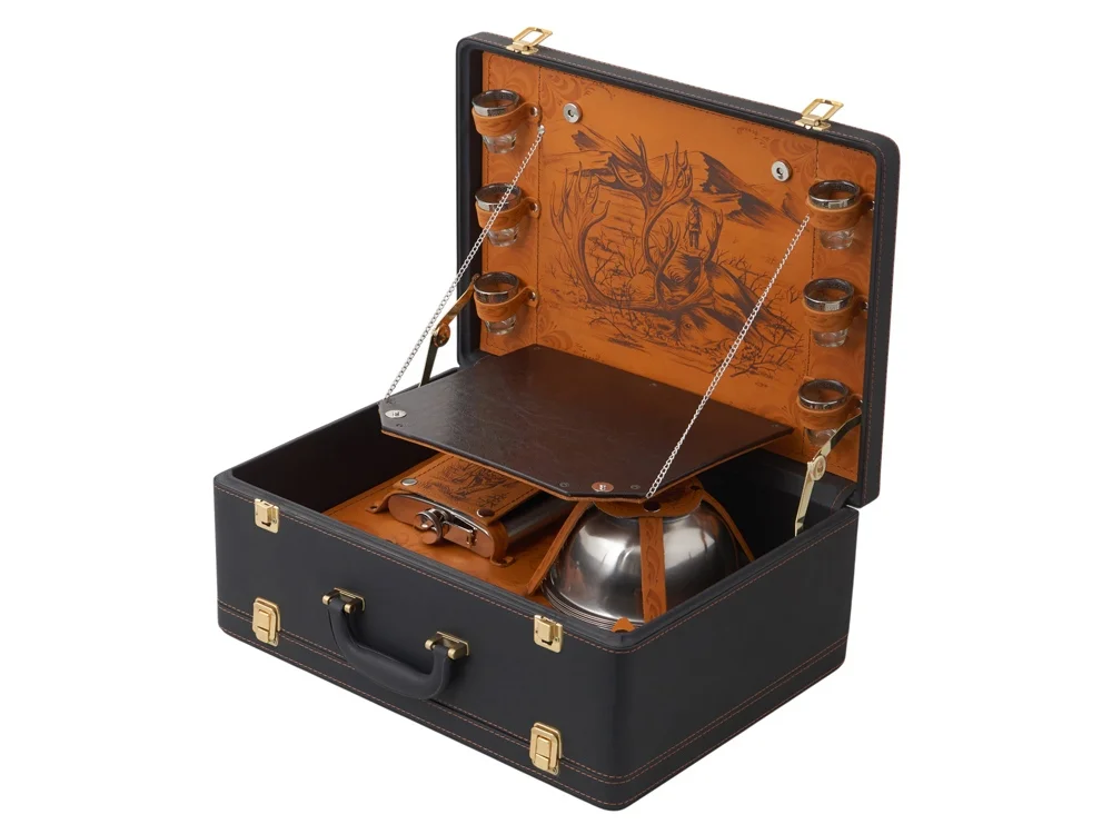 Подарочный набор темно-коричневый - фото 3