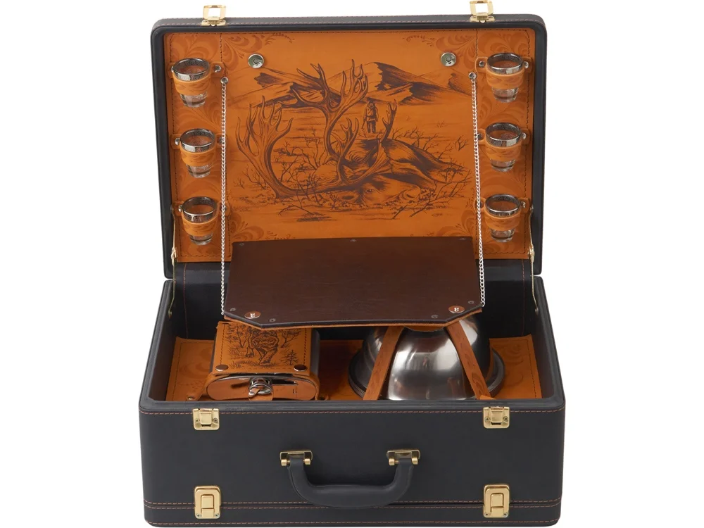 Подарочный набор темно-коричневый - фото 4