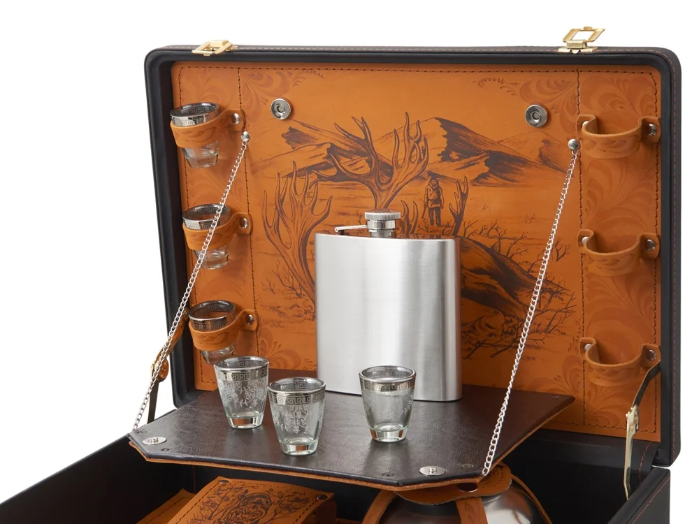 Подарочный набор темно-коричневый - фото 5