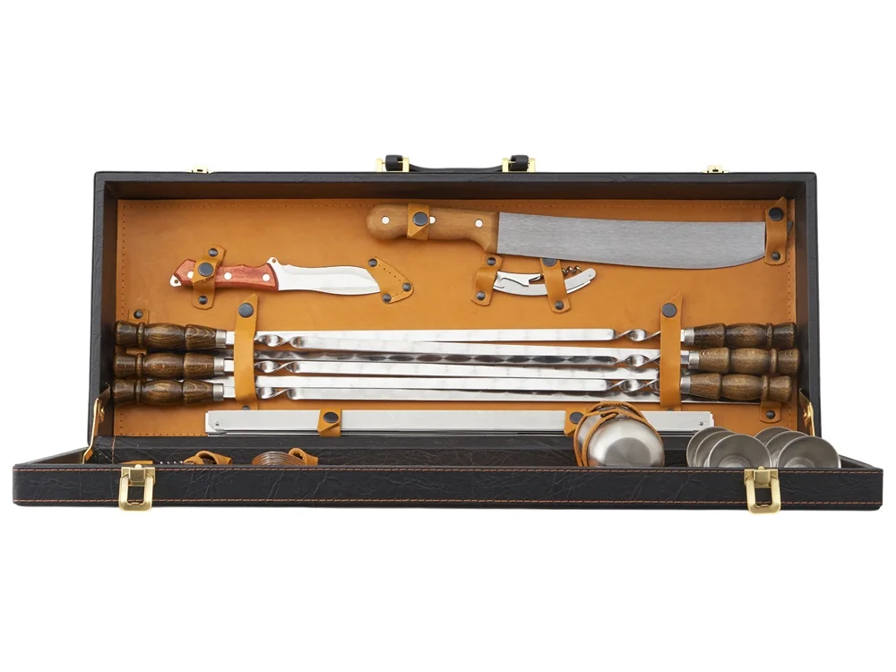 Подарочный набор темно-коричневый/рыжий - фото 4