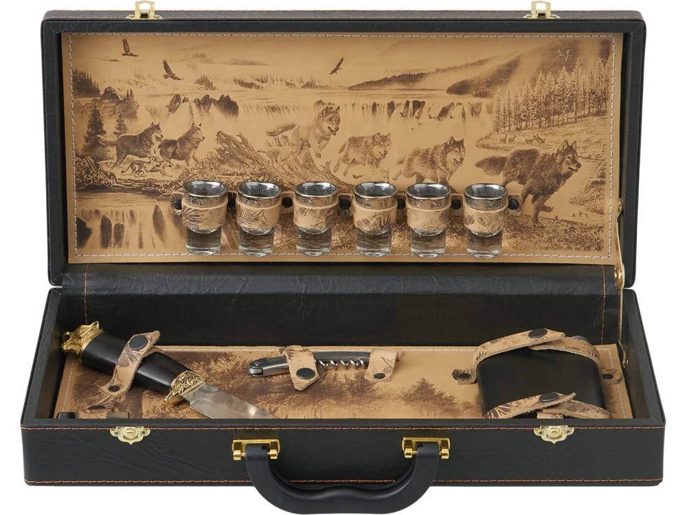 Подарочный набор темно-коричневый - фото 2