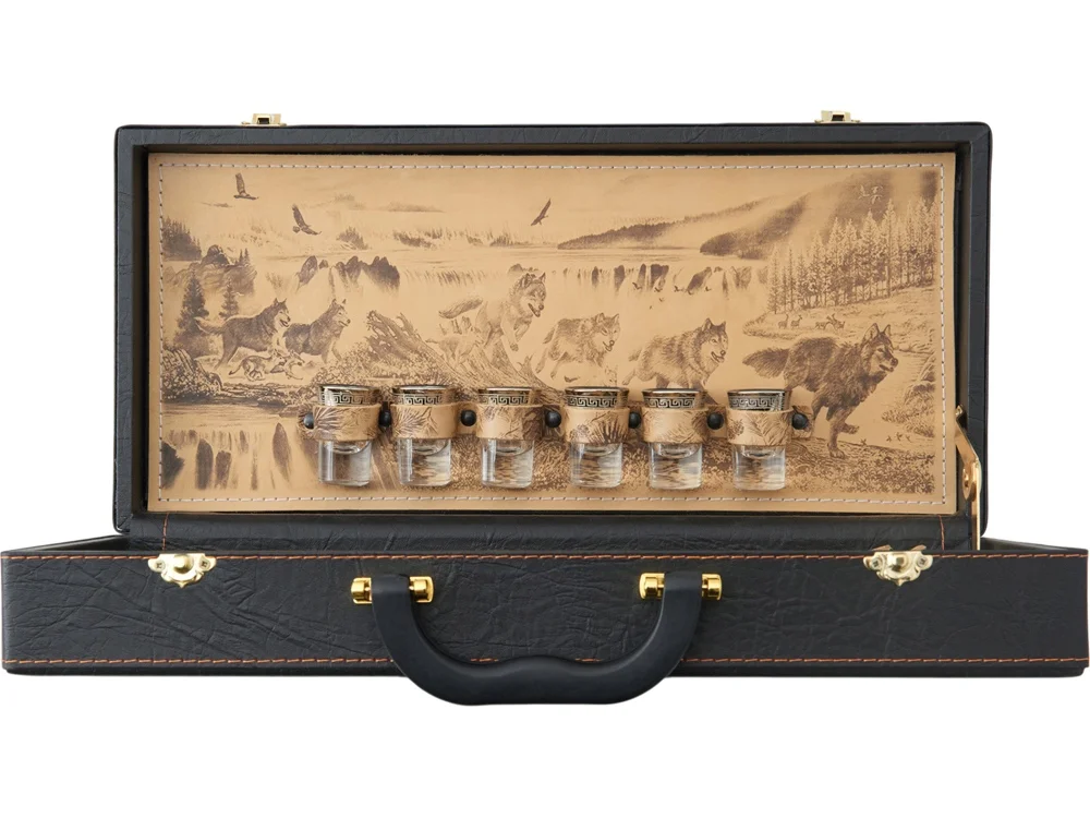 Подарочный набор темно-коричневый - фото 4