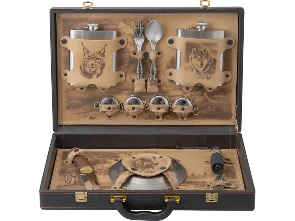 Подарочный набор темно-коричневый - фото 2