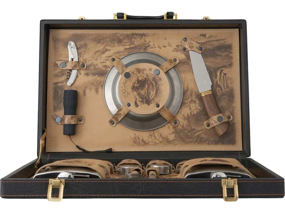 Подарочный набор темно-коричневый - фото 7