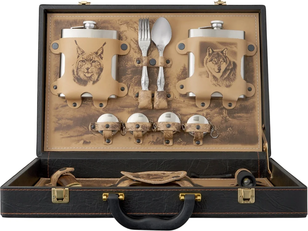 Подарочный набор темно-коричневый - фото 8