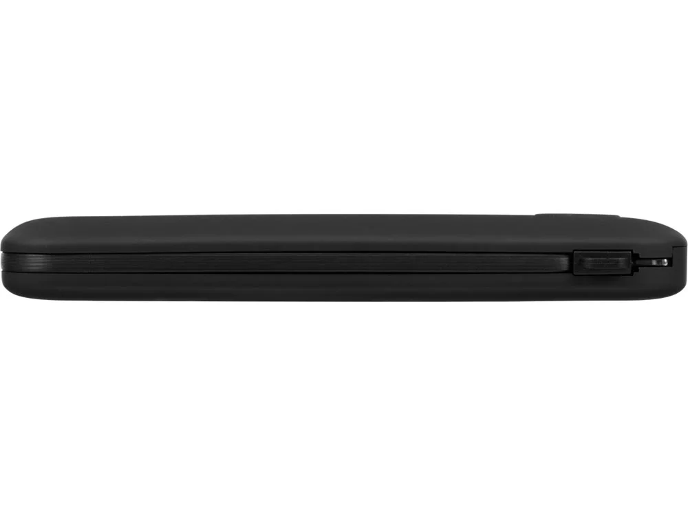 Внешний аккумулятор с подсветкой лого Astro soft-touch 10000 mAh черный - фото 7