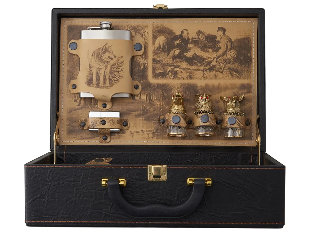 Подарочный набор темно-коричневый - фото 7