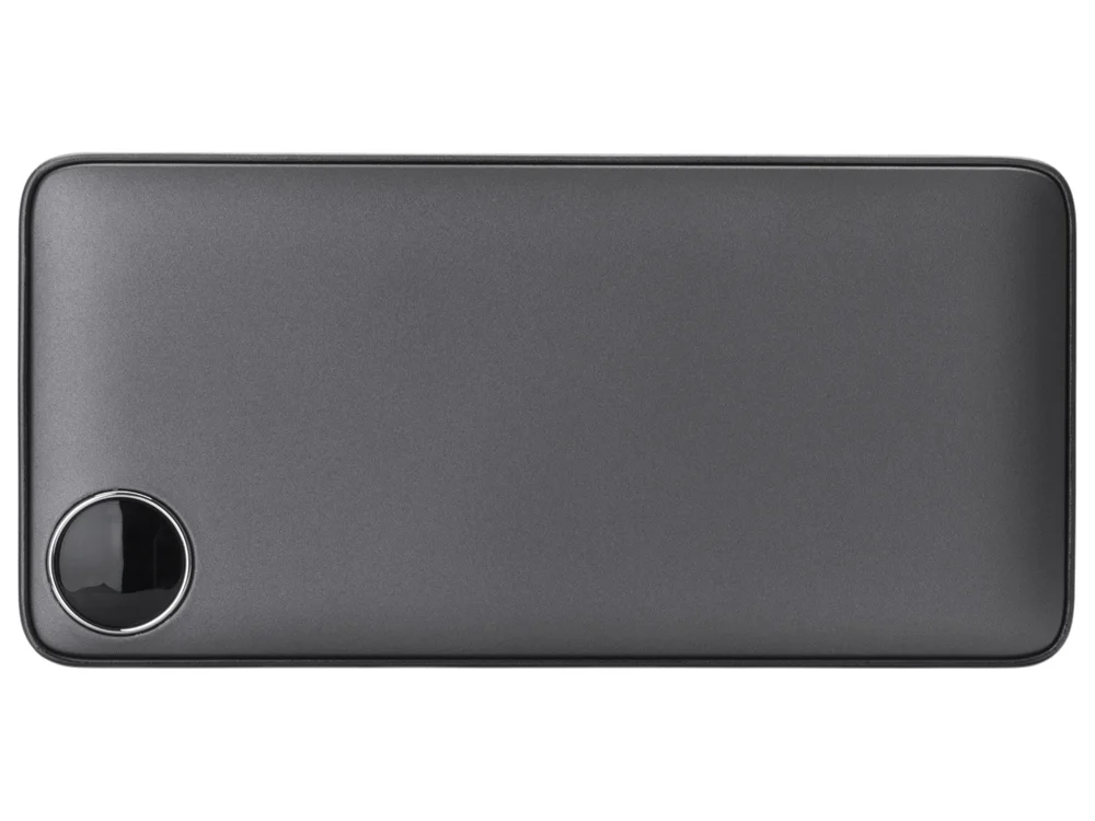Внешний аккумулятор Mild металлик soft-touch 10 000 mAh серый - фото 3