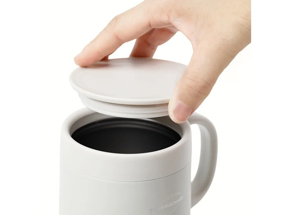 Термокружка THERMOcafe TCCM-460SY 460 мл бежевый - фото 5
