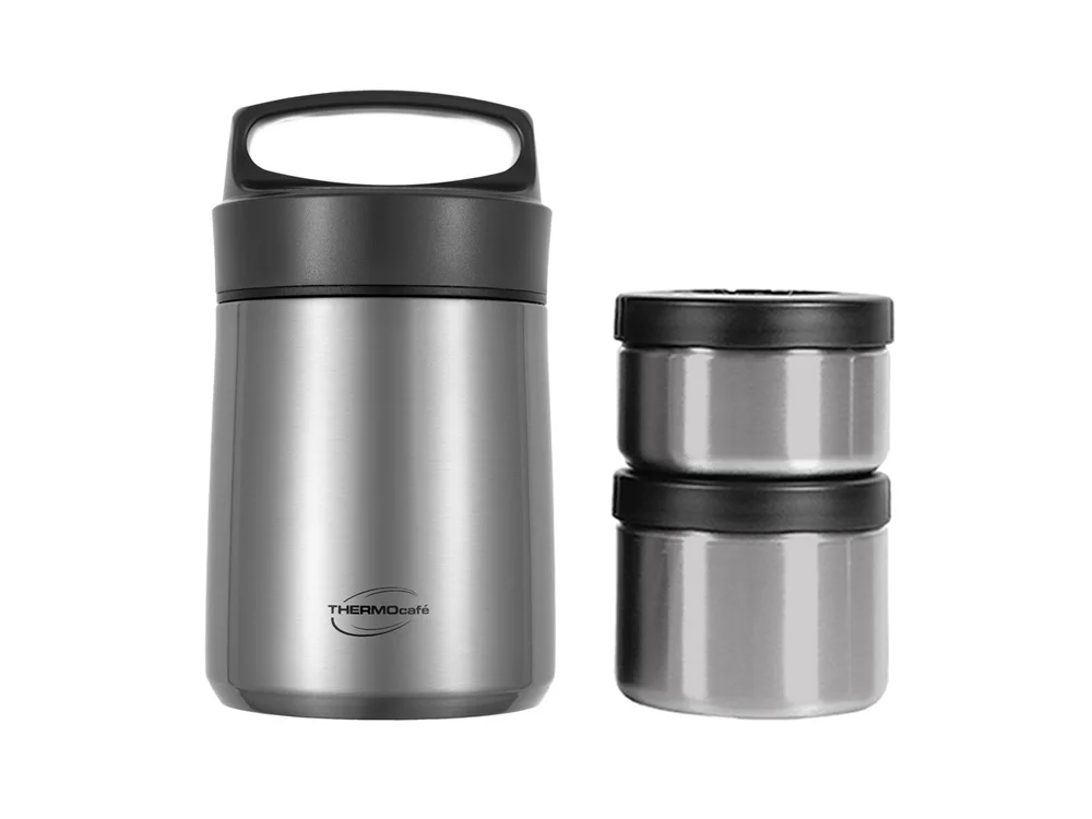 Термос с двумя контейнерами THERMOcafe TCLB-1480SY - фото 1
