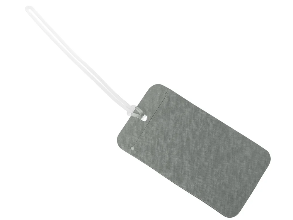 Багажная бирка «Favor» на силиконовой петле, серый - фото 2