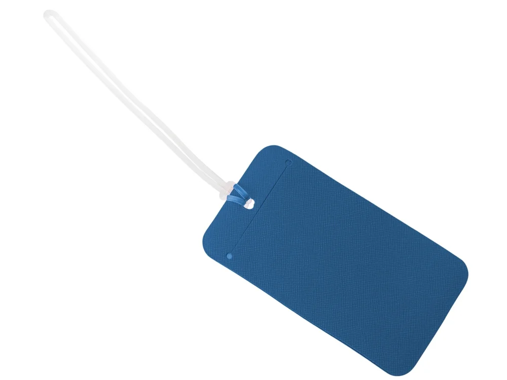 Багажная бирка Favor на силиконовой петле темно-синий - фото 2